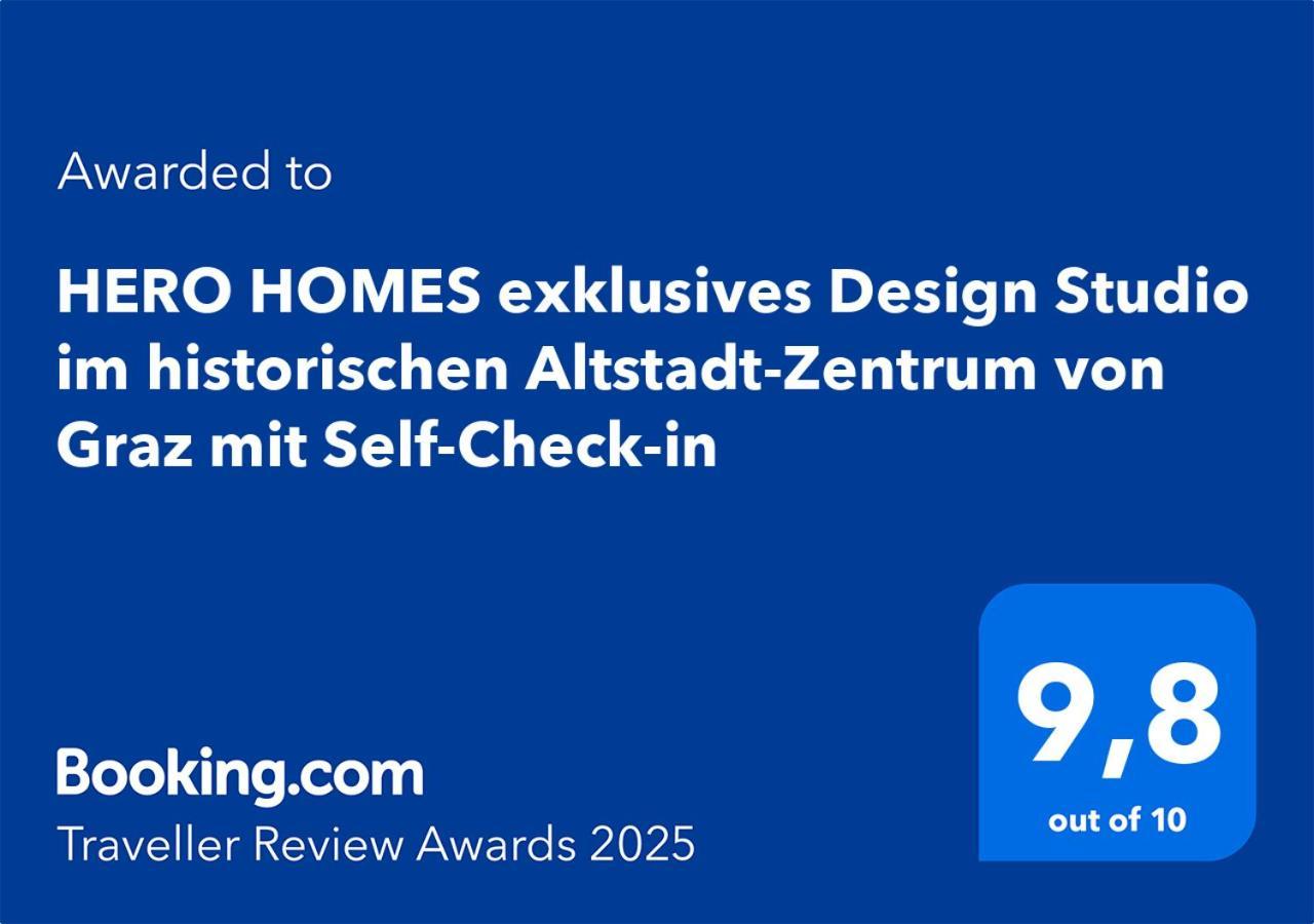 Boho Design Studio - Historic City Center With Free Parking & Aircon By Hero Homes Graz Bagian luar foto
